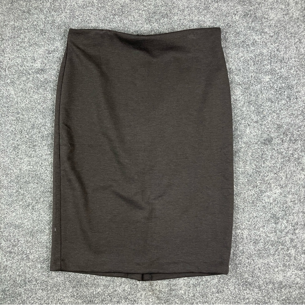 Philosophy Dark Brown Pencil Skirt